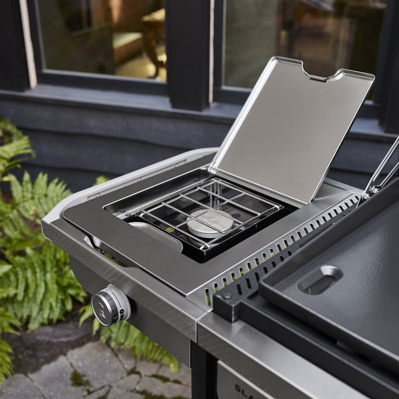 Plancha Premium Weber® SLATE GPSB 76 cm sur chariot image number 1