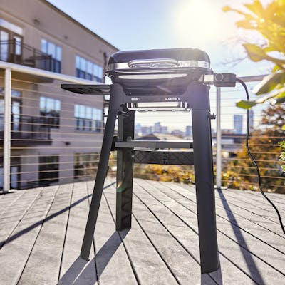 Lumin Compact Electric Barbecue with Stand-view 1